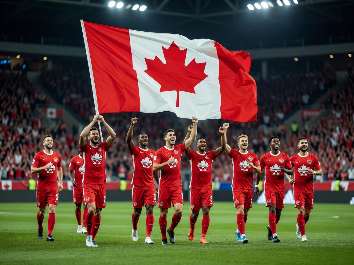 Flag of Canada National Soccer Team