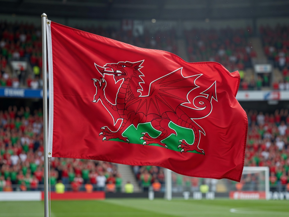 Flag of Wales National Soccer Team